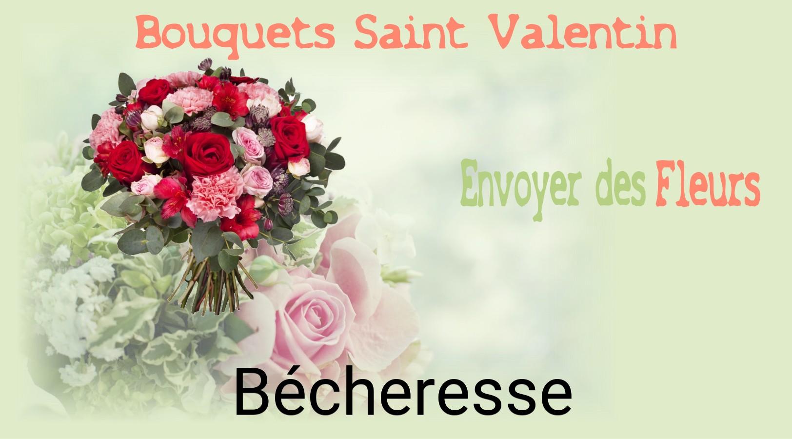 Roses de Saint-Valentin livrées à Bécheresse